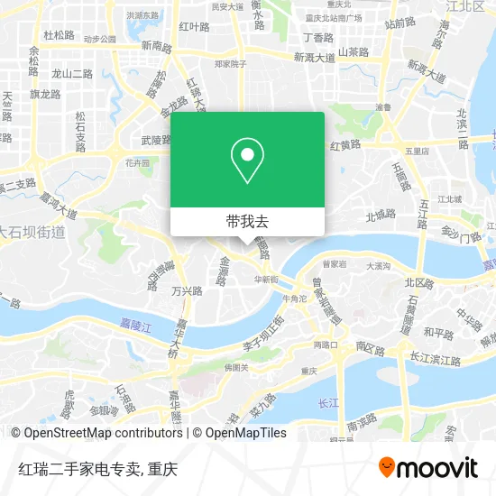 红瑞二手家电专卖地图