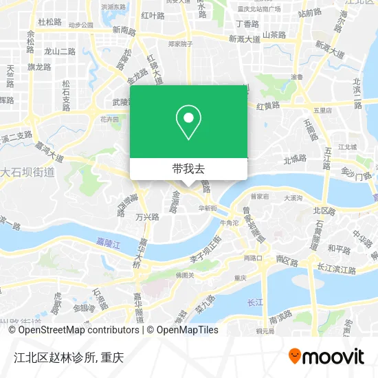 江北区赵林诊所地图