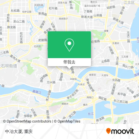 中冶大厦地图