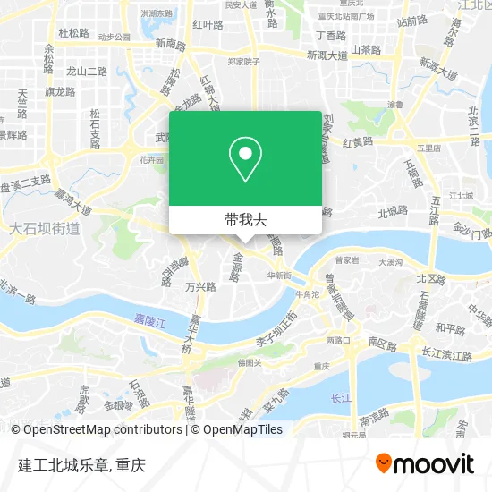 建工北城乐章地图