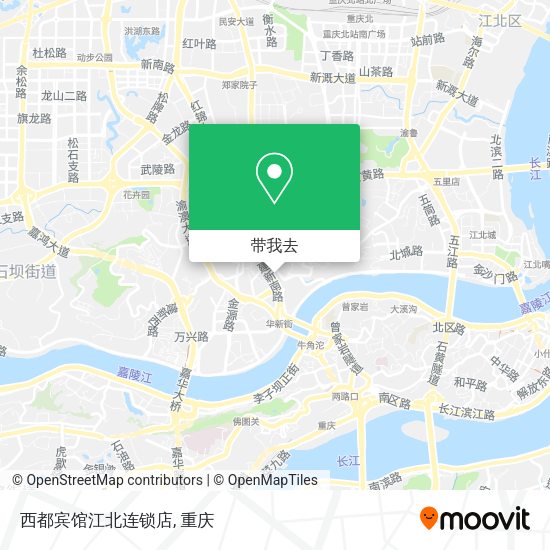 西都宾馆江北连锁店地图