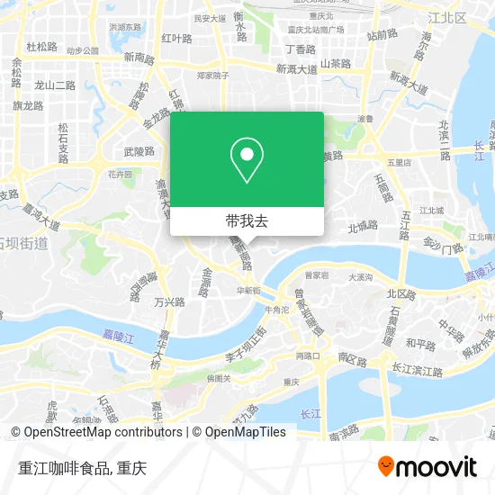 重江咖啡食品地图