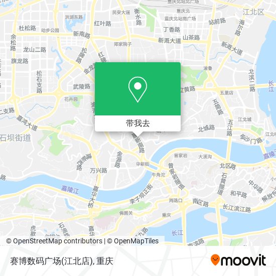 赛博数码广场(江北店)地图