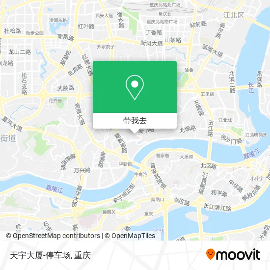 天宇大厦-停车场地图