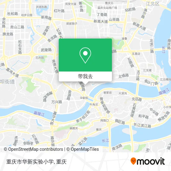 重庆市华新实验小学地图