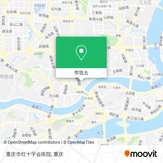 重庆市红十字会医院地图