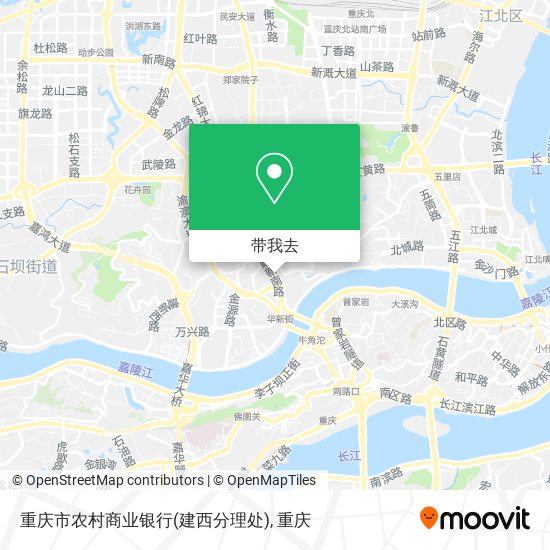 重庆市农村商业银行(建西分理处)地图