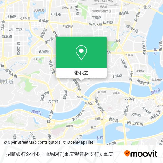 招商银行24小时自助银行(重庆观音桥支行)地图