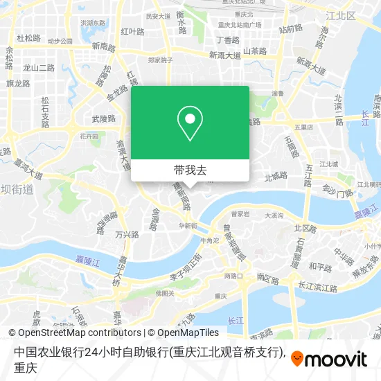 中国农业银行24小时自助银行(重庆江北观音桥支行)地图