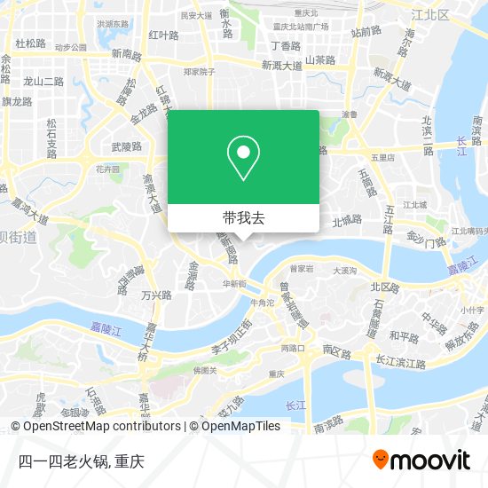 四一四老火锅地图