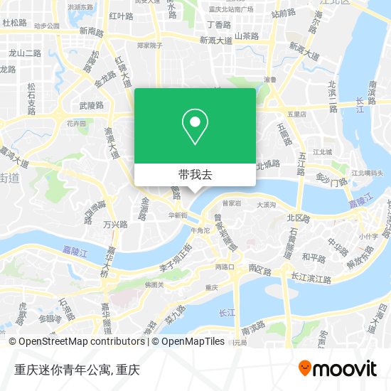 重庆迷你青年公寓地图