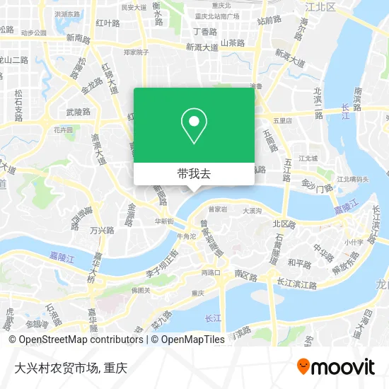 大兴村农贸市场地图