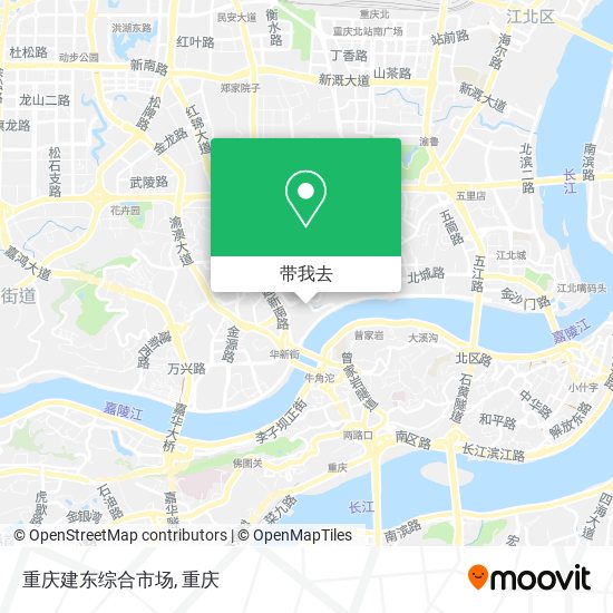 重庆建东综合市场地图