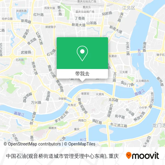 中国石油(观音桥街道城市管理受理中心东南)地图