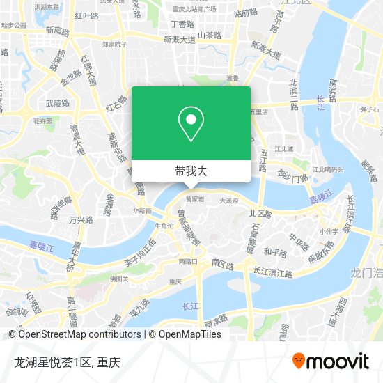 龙湖星悦荟1区地图