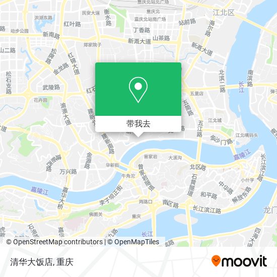 清华大饭店地图