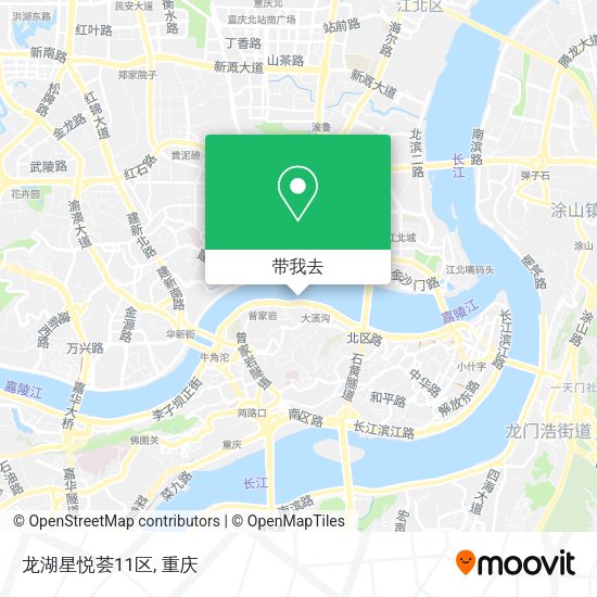 龙湖星悦荟11区地图