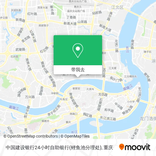 中国建设银行24小时自助银行(鲤鱼池分理处)地图