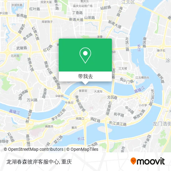 龙湖春森彼岸客服中心地图