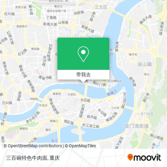 三百碗特色牛肉面地图