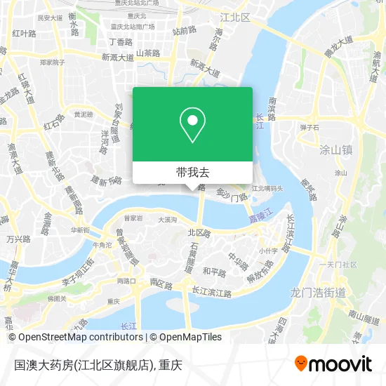 国澳大药房(江北区旗舰店)地图