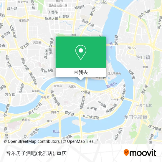 音乐房子酒吧(北滨店)地图