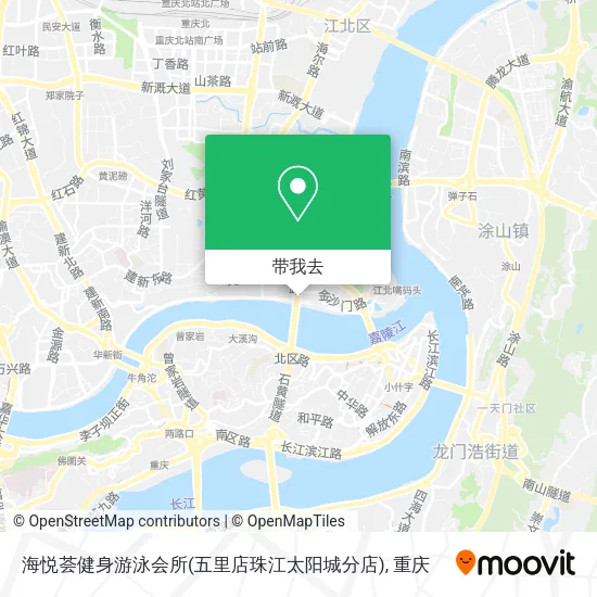 海悦荟健身游泳会所(五里店珠江太阳城分店)地图