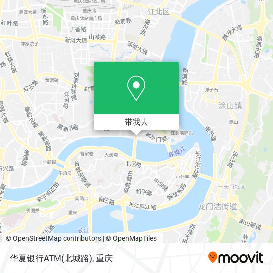 华夏银行ATM(北城路)地图