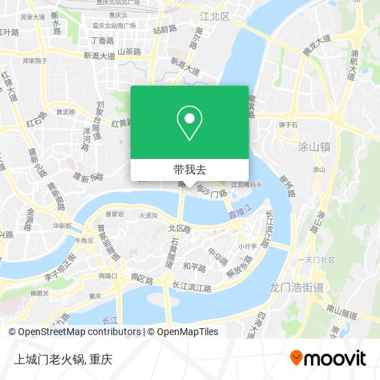 上城门老火锅地图