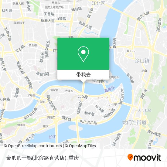 金爪爪干锅(北滨路直营店)地图