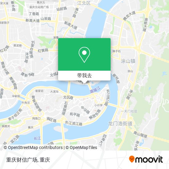重庆财信广场地图