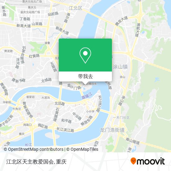 江北区天主教爱国会地图