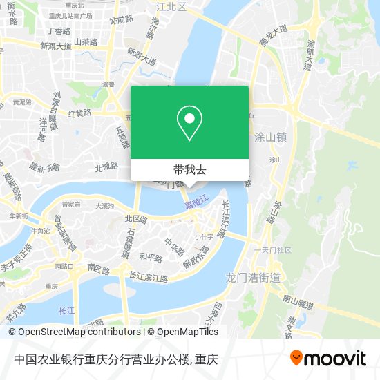 中国农业银行重庆分行营业办公楼地图