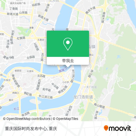 重庆国际时尚发布中心地图