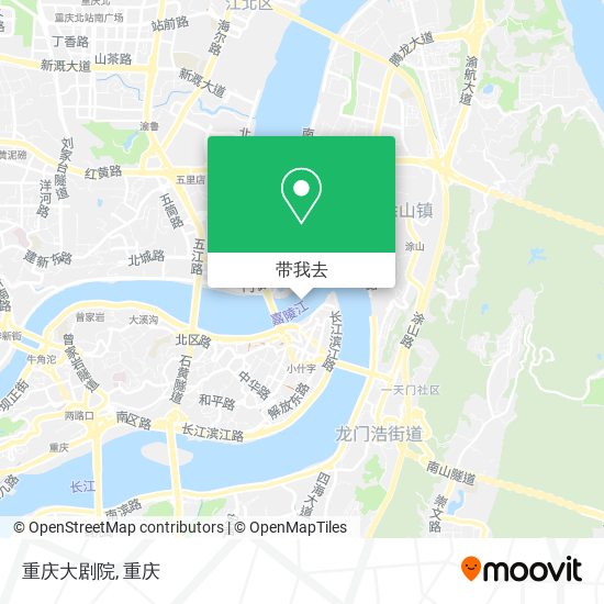 重庆大剧院地图