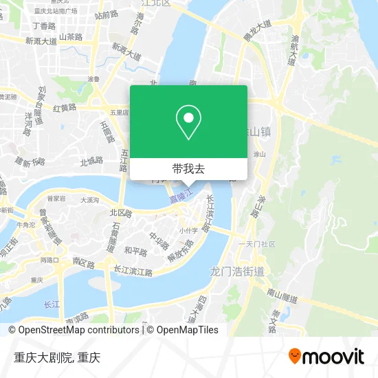 重庆大剧院地图