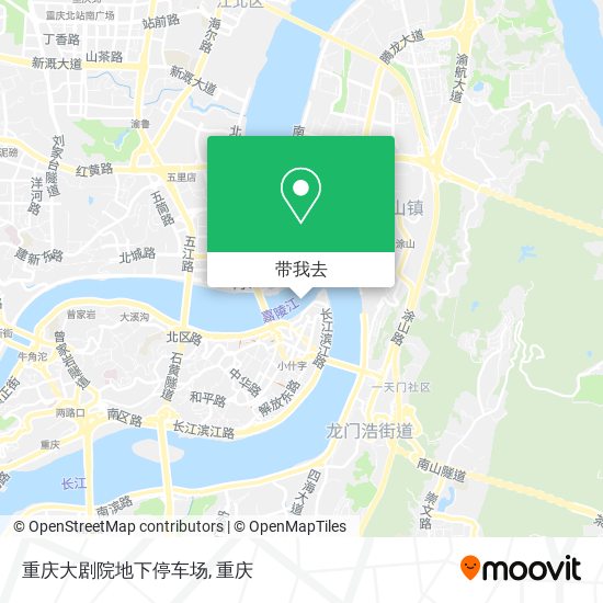 重庆大剧院地下停车场地图