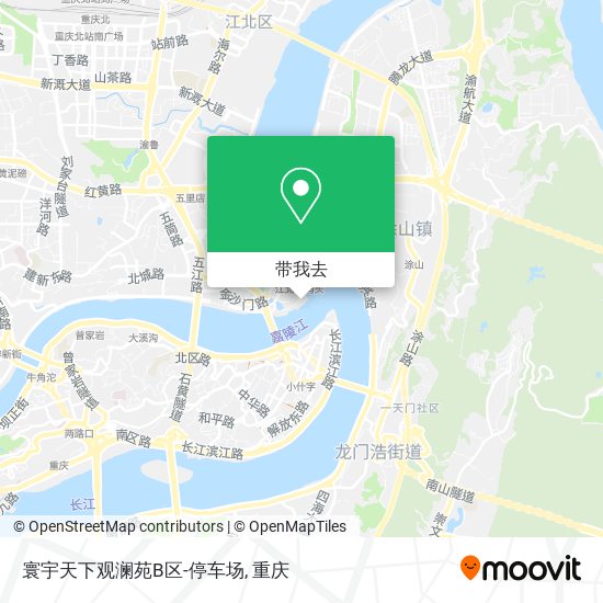 寰宇天下观澜苑B区-停车场地图