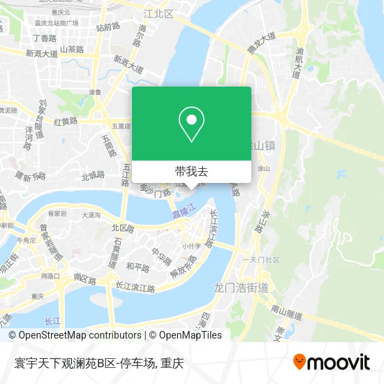 寰宇天下观澜苑B区-停车场地图