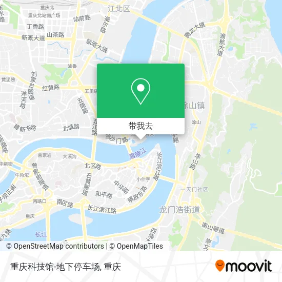 重庆科技馆-地下停车场地图