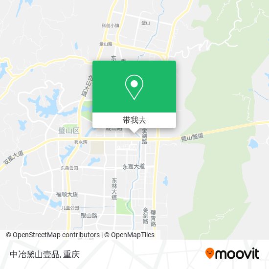 中冶黛山壹品地图