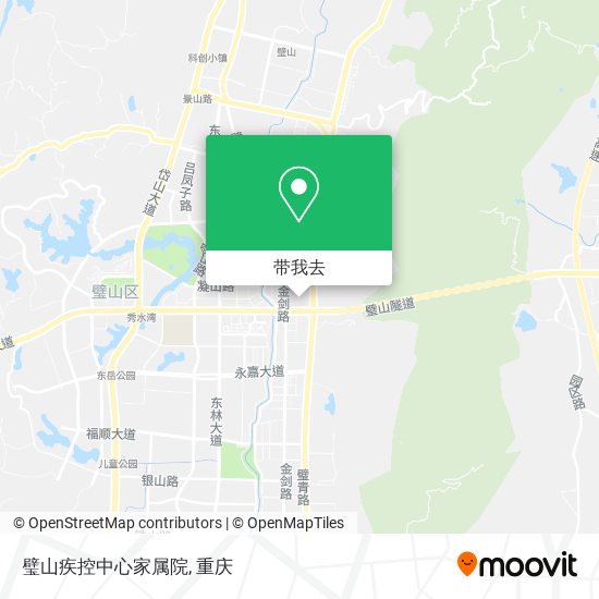 璧山疾控中心家属院地图