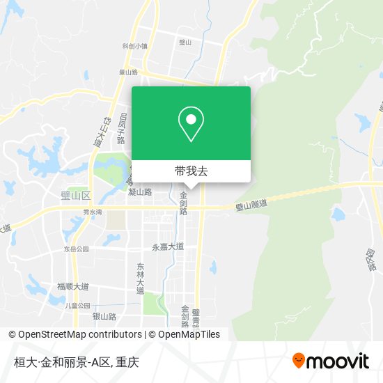 桓大·金和丽景-A区地图