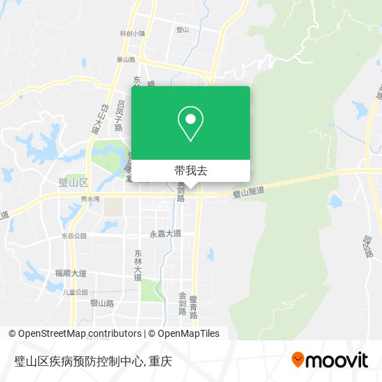 璧山区疾病预防控制中心地图