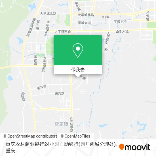 重庆农村商业银行24小时自助银行(康居西城分理处)地图
