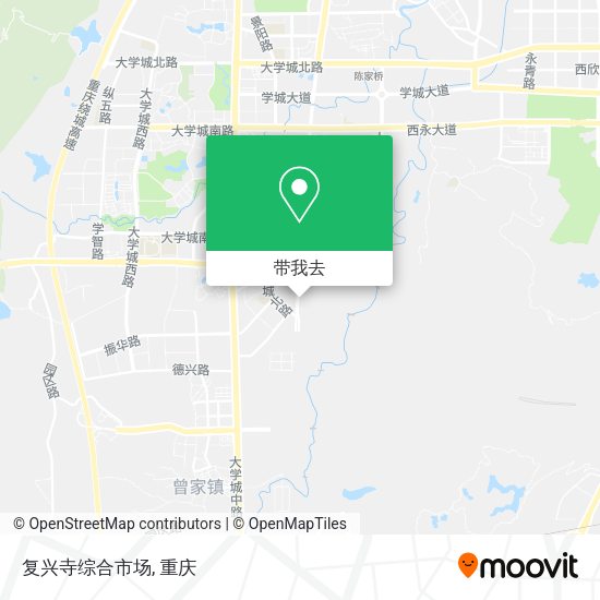 复兴寺综合市场地图