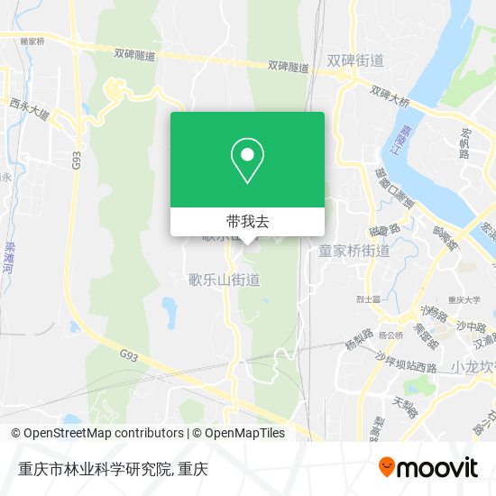 重庆市林业科学研究院地图