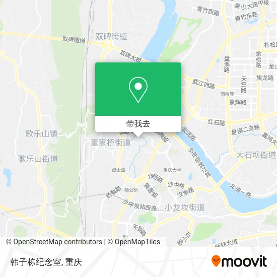 韩子栋纪念室地图