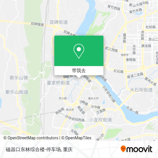 磁器口东林综合楼-停车场地图