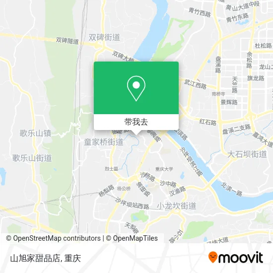 山旭家甜品店地图